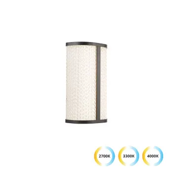 Viokef Briella fekete fürdőszobai LED tükörvilágítás (VIO-4333900) LED 1 izzós IP44