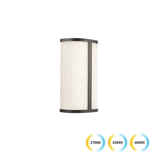 Viokef Briella fekete fürdőszobai LED tükörvilágítás (VIO-4333900) LED 1 izzós IP44