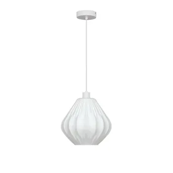 Viokef Carson fehér függesztett lámpa (VIO-4328200) E27 1 izzós IP20