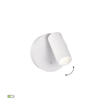 Viokef Catalina fehér újratölthető LED fali olvasólámpa (VIO-4349600) LED 1 izzós IP20