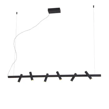 Viokef Clio fekete LED függesztett lámpa (VIO-4343100) LED 1 izzós IP20