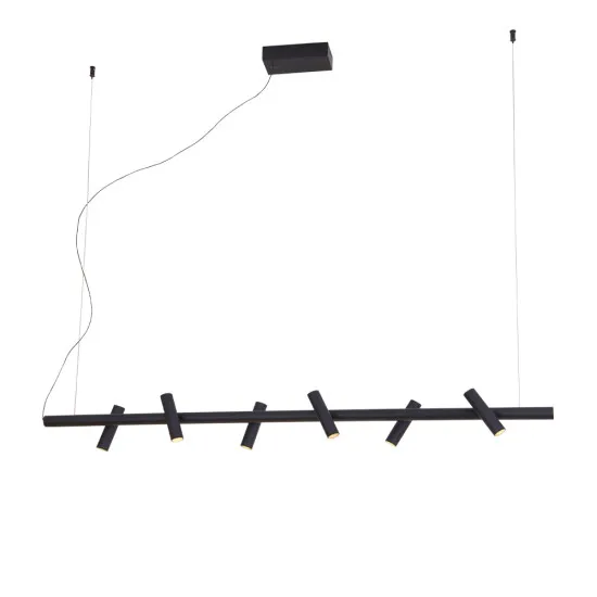 Viokef Clio fekete LED függesztett lámpa (VIO-4343100) LED 1 izzós IP20