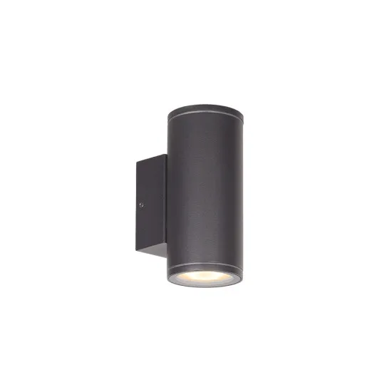 Viokef Corvo sötétszürke kültéri falikar (VIO-4309800) GU10 2 izzós IP65