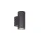 Viokef Corvo sötétszürke kültéri falikar (VIO-4309800) GU10 2 izzós IP65