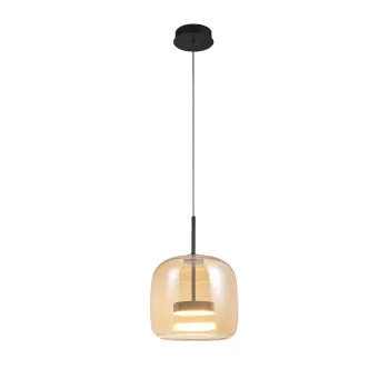 Viokef Deco borostyán LED függesztett lámpa (VIO-4319000) LED 1 izzós IP20