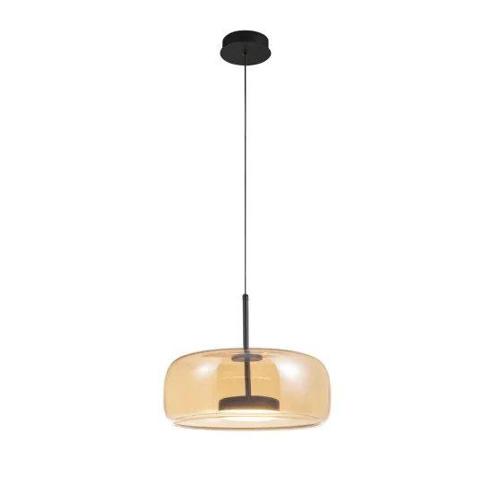 Viokef Deco borostyán LED függesztett lámpa (VIO-4319100) LED 1 izzós IP20