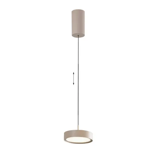 Viokef Denver bézs LED függesztett lámpa (VIO-4329400) LED 1 izzós IP20