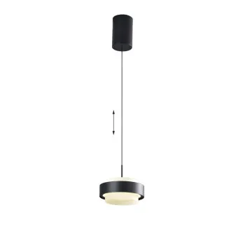 Viokef Donal fekete LED függesztett lámpa (VIO-4329700) LED 1 izzós IP20
