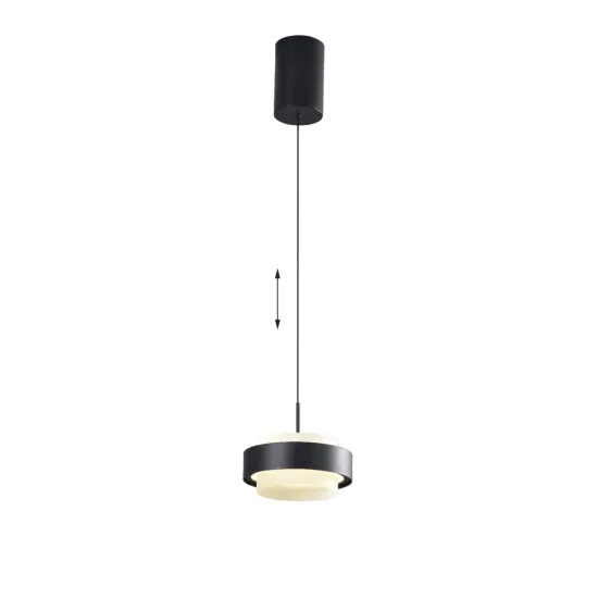 Viokef Donal fekete LED függesztett lámpa (VIO-4329700) LED 1 izzós IP20