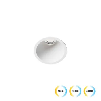 Viokef Dylan fehér LED mennyezetbe építhető lámpa (VIO-4311100) LED 1 izzós IP20