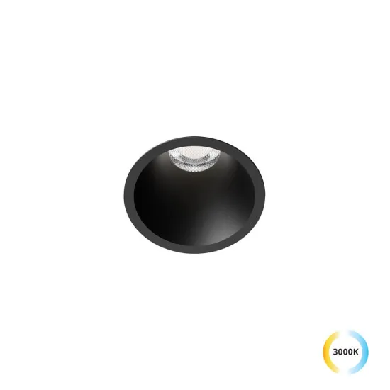 Viokef Dylan fekete LED mennyezetbe építhető lámpa (VIO-4311201-D1) LED 1 izzós IP20