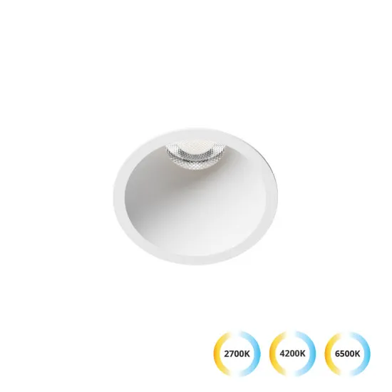 Viokef Dylan fehér LED mennyezetbe építhető lámpa (VIO-4331500) LED 1 izzós IP20