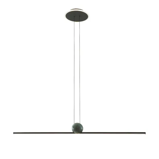 Viokef Ellaria fekete LED függesztett lámpa (VIO-4348600) LED 1 izzós IP20