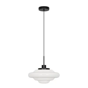 Viokef Elsa fekete-fehér függesztett lámpa (VIO-4351200) E27 1 izzós IP20