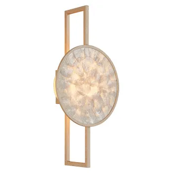 Viokef Elyra fehér-arany LED fali lámpa (VIO-4339800) LED 1 izzós IP20