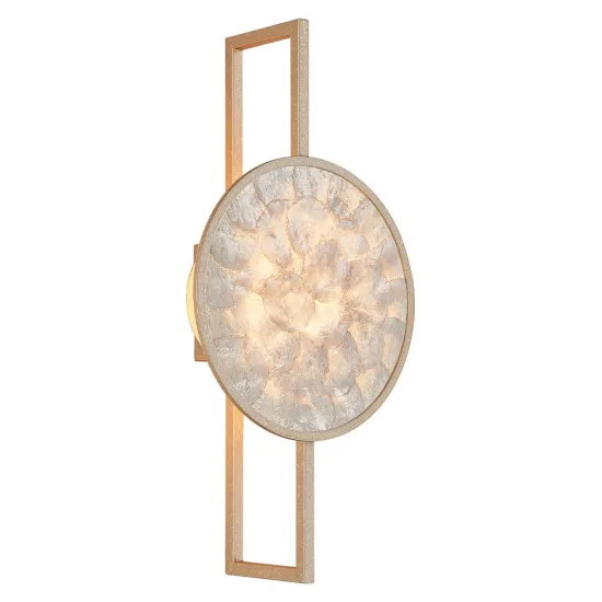 Viokef Elyra fehér-arany LED fali lámpa (VIO-4339800) LED 1 izzós IP20