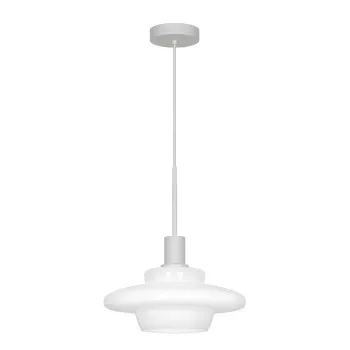 Viokef Frosty fehér függesztett lámpa (VIO-4352000) E27 1 izzós IP20