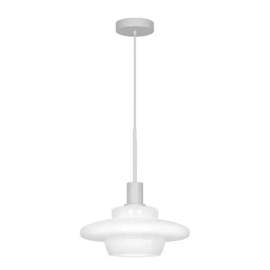 Viokef Frosty fehér függesztett lámpa (VIO-4352000) E27 1 izzós IP20