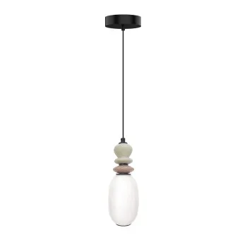 Viokef Gemma opál-többszínű LED függesztett lámpa (VIO-4330800) LED 1 izzós IP20