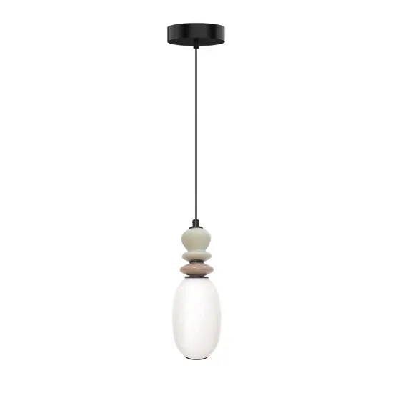 Viokef Gemma opál-többszínű LED függesztett lámpa (VIO-4330800) LED 1 izzós IP20