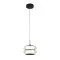 Viokef Glossy fekete-átlátszó LED függesztett lámpa (VIO-4322000) LED 1 izzós IP20