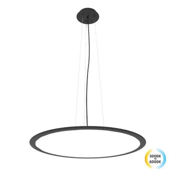 Viokef Grande fekete LED függesztett lámpa (VIO-4341300) LED 1 izzós IP20