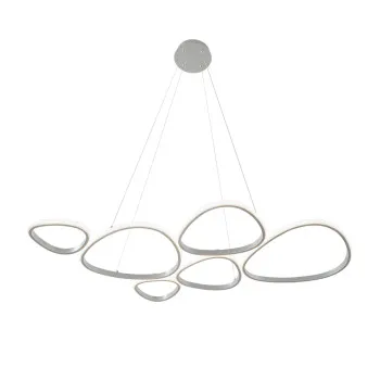 Viokef Helix ezüst LED függesztett lámpa (VIO-4316200) LED 1 izzós IP20
