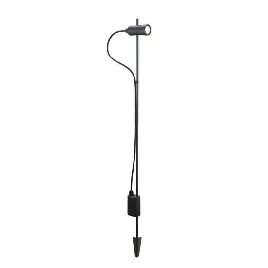 Viokef Lino fekete LED kültéri leszúrható lámpa (VIO-4353000) LED 1 izzós IP65