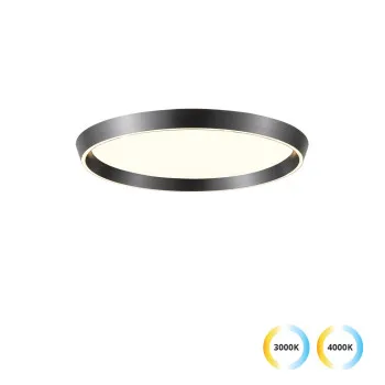 Viokef Lorissa fekete LED mennyezeti lámpa (VIO-4347400) LED 1 izzós IP20