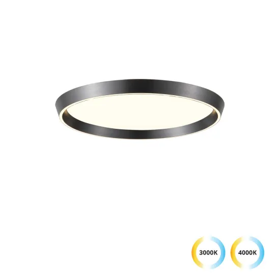 Viokef Lorissa fekete LED mennyezeti lámpa (VIO-4347400) LED 1 izzós IP20