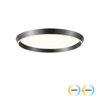 Viokef Lorissa fekete LED mennyezeti lámpa (VIO-4347500) LED 1 izzós IP20