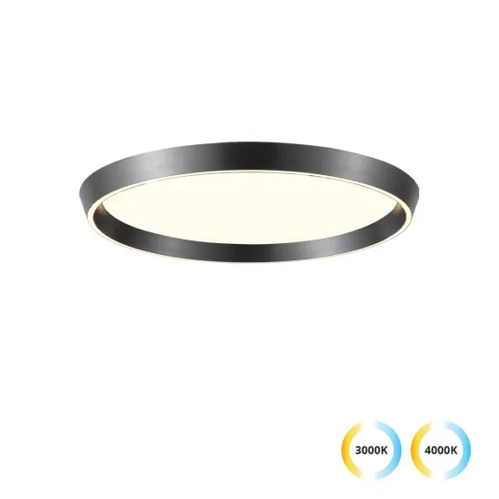 Viokef Lorissa fekete LED mennyezeti lámpa (VIO-4347500) LED 1 izzós IP20
