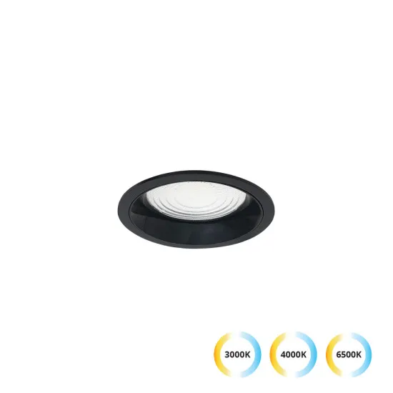 Viokef Luigi fekete LED mennyezetbe építhető spotlámpa (VIO-4334901) LED 1 izzós IP20