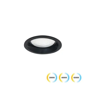 Viokef Luigi fekete LED mennyezetbe építhető spotlámpa (VIO-4335001) LED 1 izzós IP20