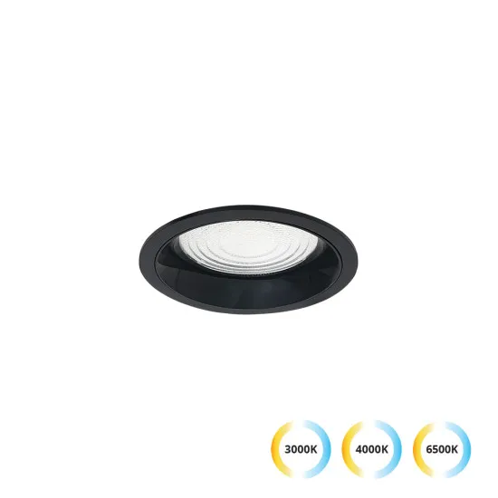 Viokef Luigi fekete LED mennyezetbe építhető spotlámpa (VIO-4335001) LED 1 izzós IP20