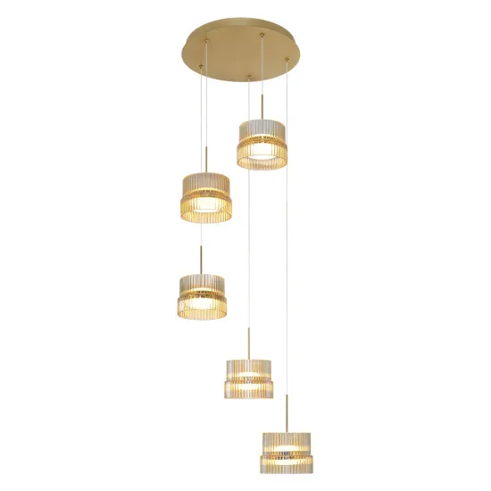 Viokef Luxe sárgaréz LED függesztett lámpa (VIO-4346500) LED 1 izzós IP20