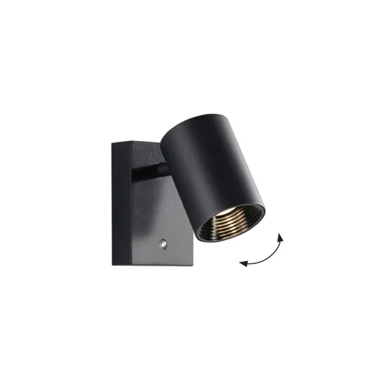 Viokef Melina fekete LED fali lámpa (VIO-4335200) LED 1 izzós IP20