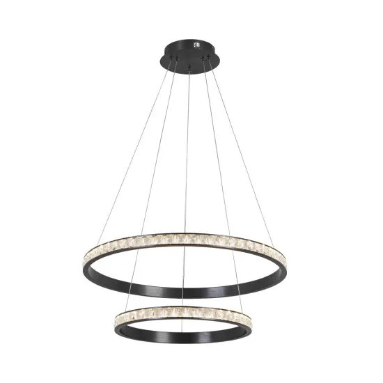 Viokef Oriana fekete LED függesztett lámpa (VIO-4323700) LED 1 izzós IP20