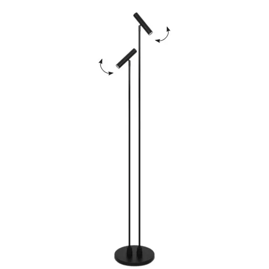 Viokef Pery fekete LED állólámpa (VIO-4338400) LED 1 izzós IP20