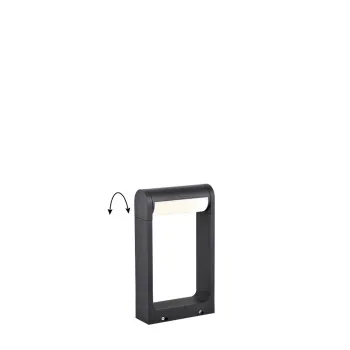 Viokef Randal sötétszürke LED kültéri állólámpa (VIO-4332500) LED 1 izzós IP65