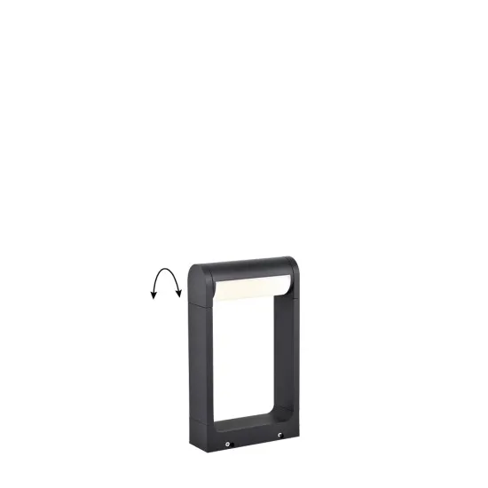 Viokef Randal sötétszürke LED kültéri állólámpa (VIO-4332500) LED 1 izzós IP65