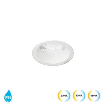 Viokef Ricky fehér LED mennyezetbe építhető spotlámpa (VIO-4335100) LED 1 izzós IP65