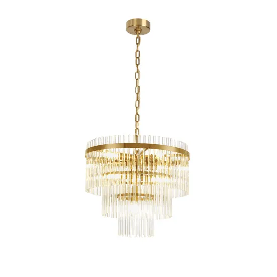 Viokef Sabrina bronz függesztett lámpa (VIO-4314400) E14 7 izzós IP20