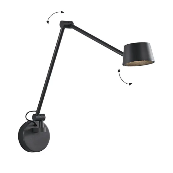 Viokef Savina fekete LED falikar (VIO-4329600) LED 1 izzós IP20