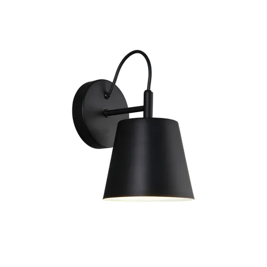 Viokef Senik fekete fali lámpa (VIO-4305100) E27 1 izzós IP20