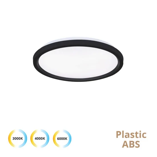 Viokef Serena fekete LED kültéri mennyezeti lámpa (VIO-4318000) LED 1 izzós IP20