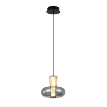 Viokef Sirel füstszínű-borostyán LED függesztett lámpa (VIO-4326700) LED 1 izzós IP20