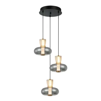 Viokef Sirel füstszínű-borostyán LED függesztett lámpa (VIO-4326800) LED 1 izzós IP20