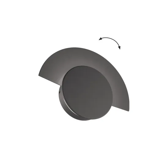 Viokef Sunrise sötétszürke LED kültéri fali lámpa (VIO-4352900) LED 1 izzós IP54