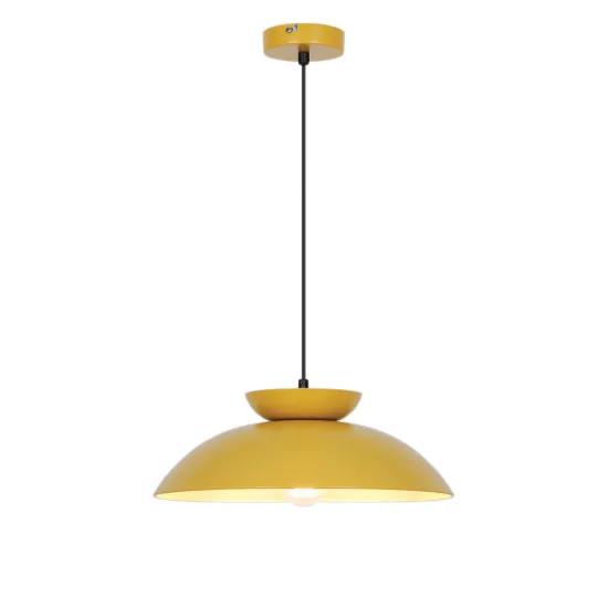 Viokef Superb sárga függesztett lámpa (VIO-4338502) E27 1 izzós IP20